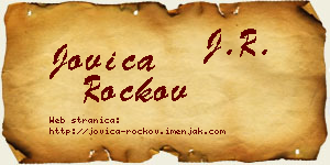 Jovica Rockov vizit kartica
